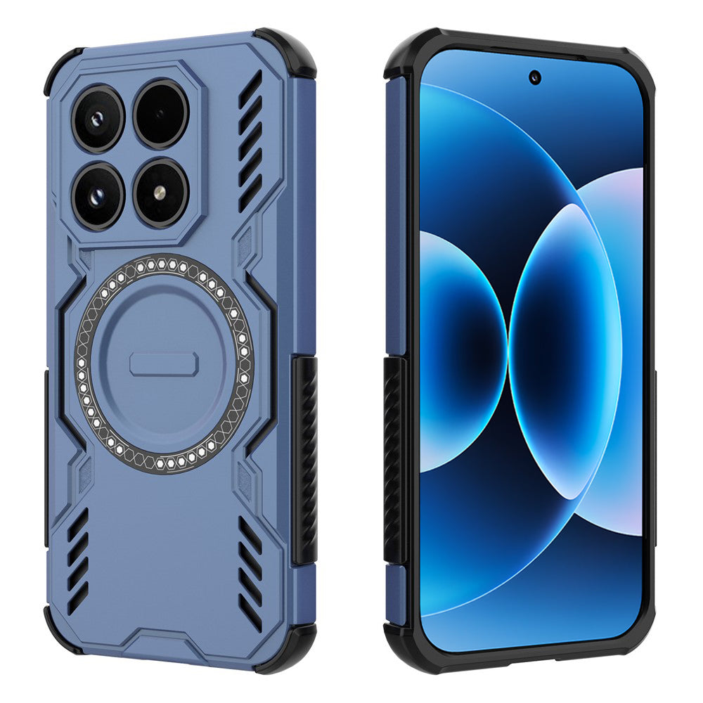 Husa MagSafe pentru Xiaomi 17, Techsuit, ArmorMag, Albastra