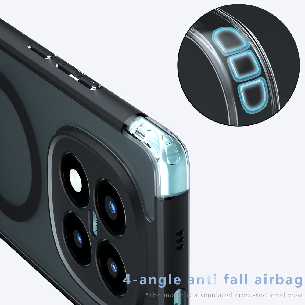 Husa MagSafe pentru Xiaomi 17, Techsuit, PureFrost, Neagra Satinata