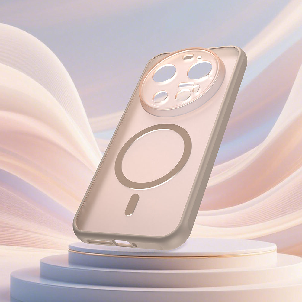 Husa MagSafe pentru Xiaomi 17 Ultra, Techsuit, HaloFrost II, Aurie