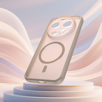 Husa MagSafe pentru Xiaomi 17 Ultra, Techsuit, HaloFrost II, Aurie