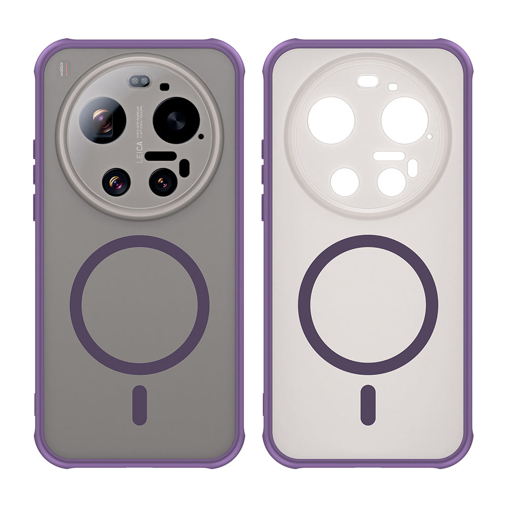 Husa MagSafe pentru Xiaomi 17 Ultra, Techsuit, HaloFrost II, Mov