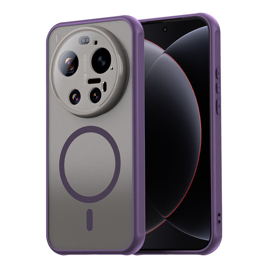 Husa MagSafe pentru Xiaomi 17 Ultra, Techsuit, HaloFrost II, Mov