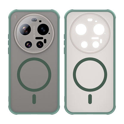 Husa MagSafe pentru Xiaomi 17 Ultra, Techsuit, HaloFrost II, Verde