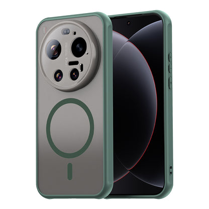 Husa MagSafe pentru Xiaomi 17 Ultra, Techsuit, HaloFrost II, Verde