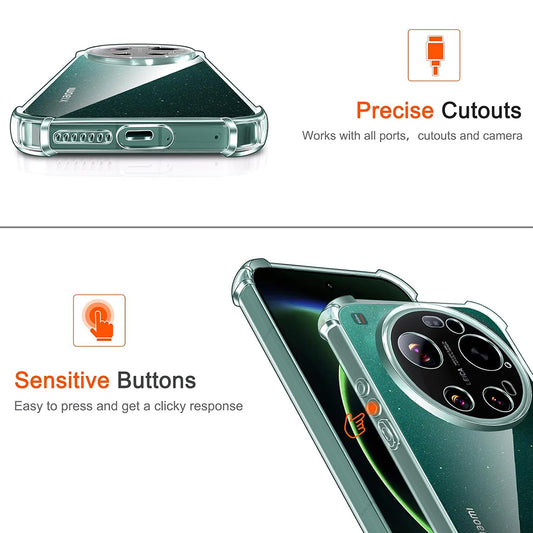 Husa MagSafe pentru Xiaomi 17 Ultra, Techsuit, Shockproof, Transparenta