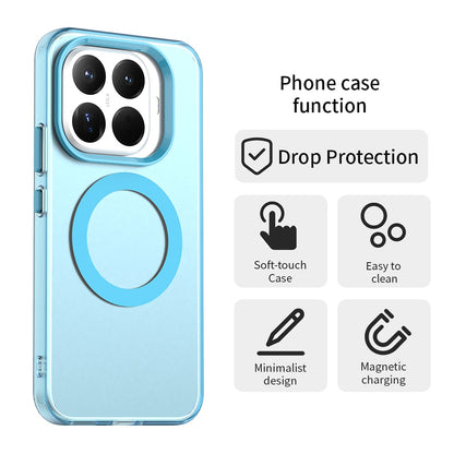 Husa MagSafe pentru Xiaomi 17T Pro, Techsuit, CandyCase, Albastra