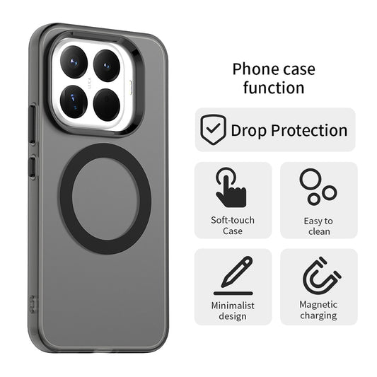 Husa MagSafe pentru Xiaomi 17T Pro, Techsuit, CandyCase, Neagra