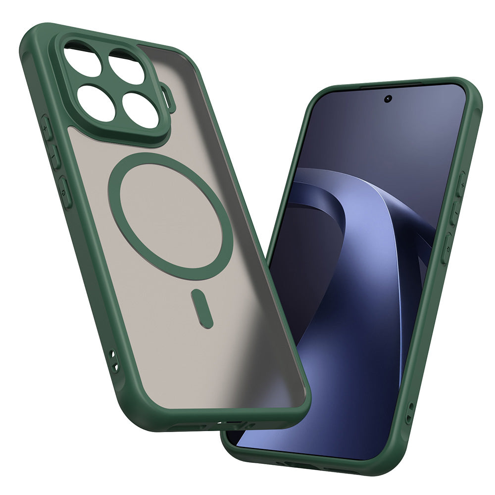 Husa MagSafe pentru Xiaomi 17T Pro, Techsuit, HaloFrost II, Verde