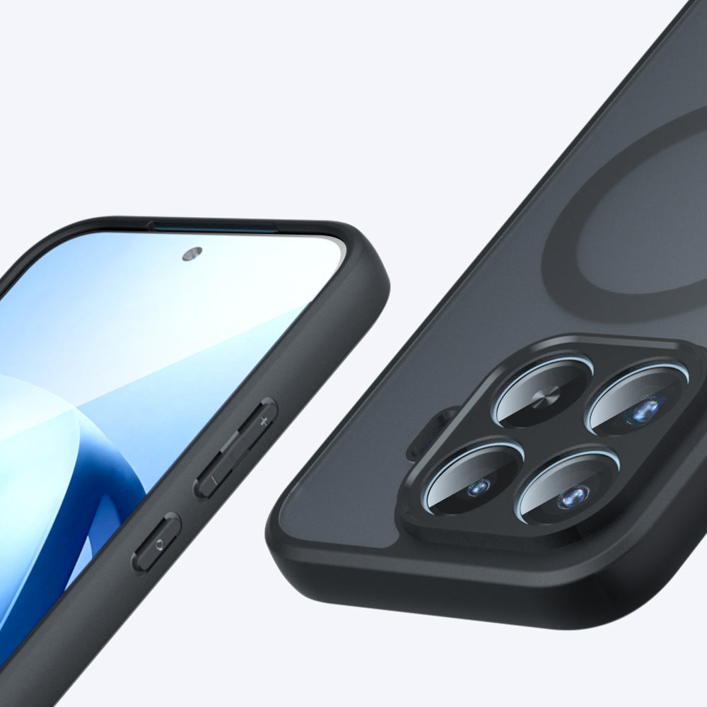 Husa MagSafe pentru Xiaomi 17T Pro, Techsuit, PureFrost, Neagra Satinata