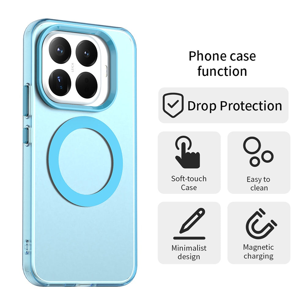 Husa MagSafe pentru Xiaomi 17T, Techsuit, CandyCase, Albastra