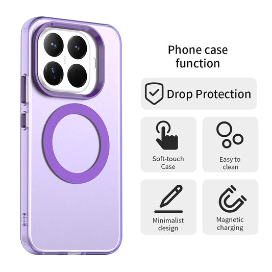 Husa MagSafe pentru Xiaomi 17T, Techsuit, CandyCase, Mov