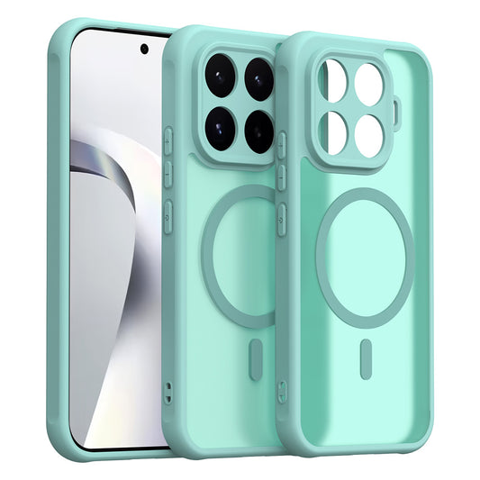 Husa MagSafe pentru Xiaomi 17T, Techsuit, HaloFrost II, Verde Deschis
