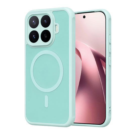 Husa MagSafe pentru Xiaomi 17T, Techsuit, HaloFrost II, Verde Deschis