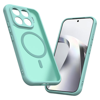 Husa MagSafe pentru Xiaomi 17T, Techsuit, HaloFrost II, Verde Deschis