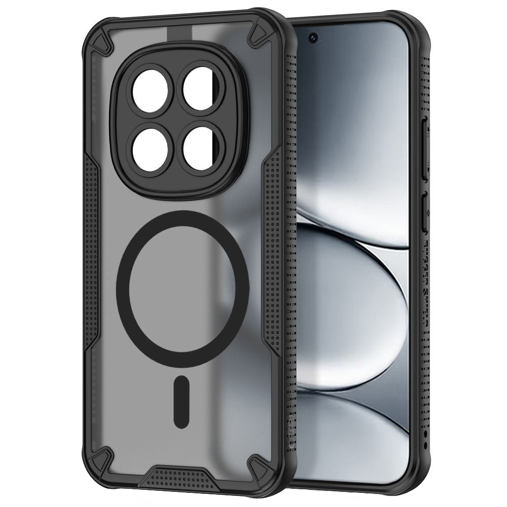 Husa MagSafe pentru Xiaomi Redmi Note 15 Pro 5G, Tech-Protect, Rugged Shield, Neagra
