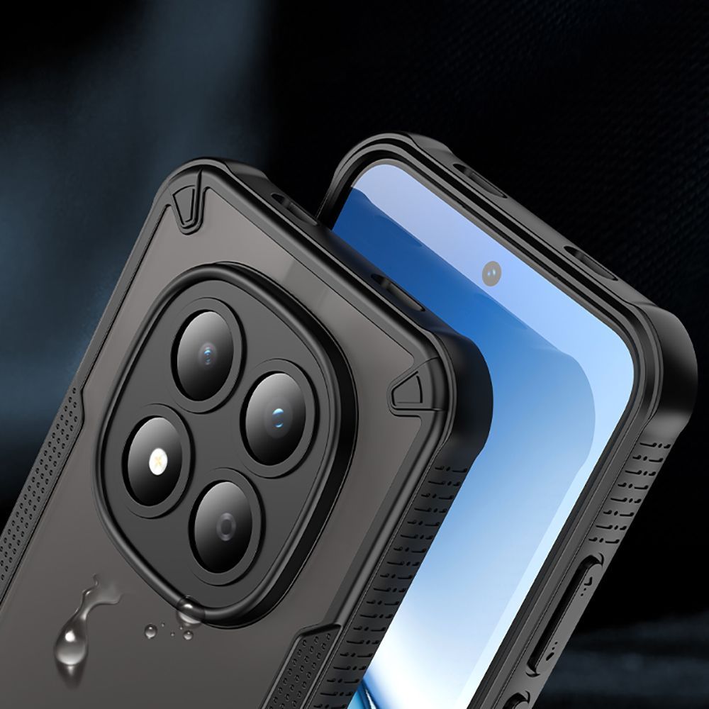 Husa MagSafe pentru Xiaomi Poco M8 Pro / Redmi Note 15 Pro+ 5G, Tech-Protect, Rugged Shield, Neagra