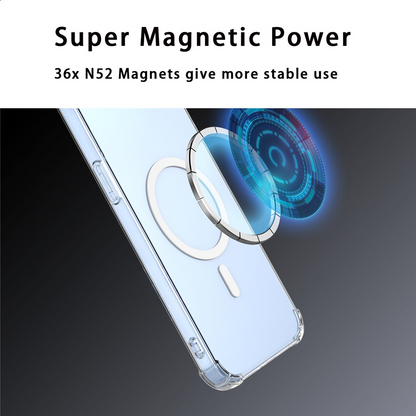 Husa MagSafe pentru Xiaomi 17T, OEM, Shockproof, Transparenta