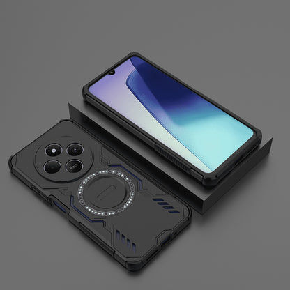 Husa MagSafe pentru Xiaomi Poco C75 / Redmi 14C, Techsuit, ArmorMag, Neagra