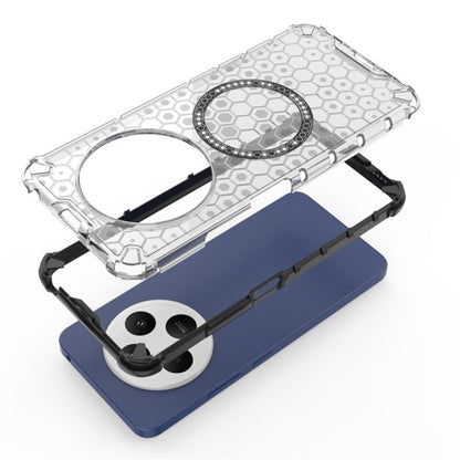 Husa MagSafe pentru Xiaomi Poco C75 / Redmi 14C, Techsuit, HoneyComb Shield, Neagra