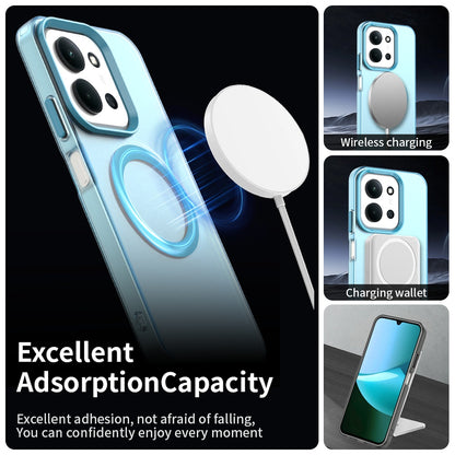 Husa MagSafe pentru Xiaomi Poco C85 4G / Redmi 15C 5G / 15C 4G, Techsuit, CandyCase, Albastra