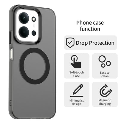 Husa MagSafe pentru Xiaomi Poco C85 4G / Redmi 15C 5G / 15C 4G, Techsuit, CandyCase, Neagra