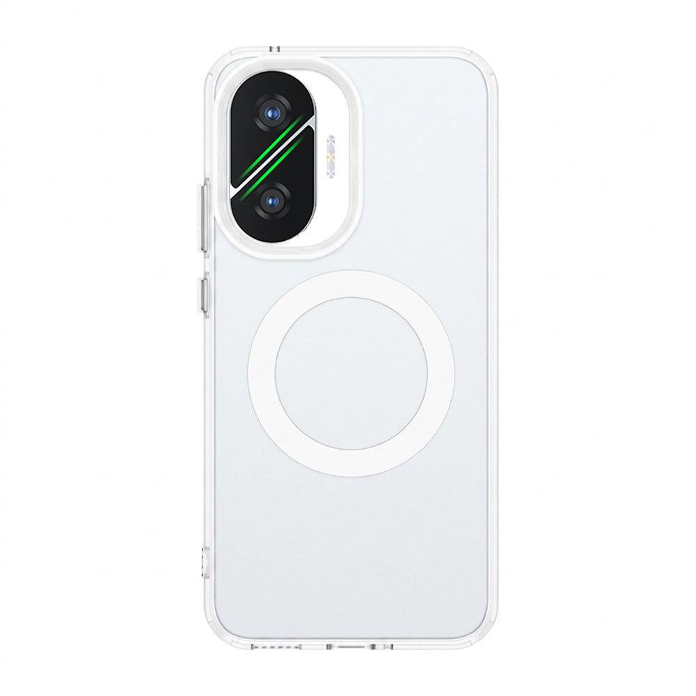 Husa MagSafe pentru Xiaomi Poco F7, Techsuit, CandyCase, Alba