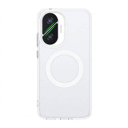 Husa MagSafe pentru Xiaomi Poco F7, Techsuit, CandyCase, Alba