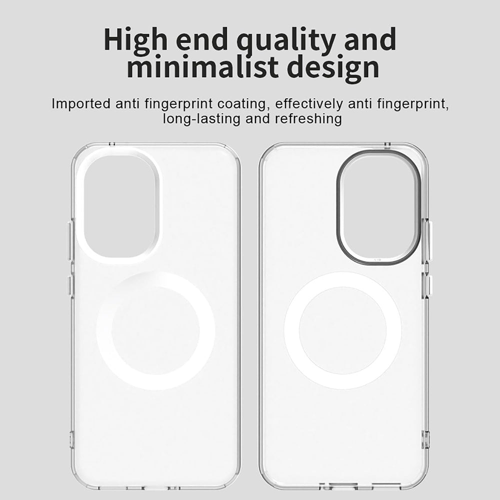 Husa MagSafe pentru Xiaomi Poco F7, Techsuit, CandyCase, Alba