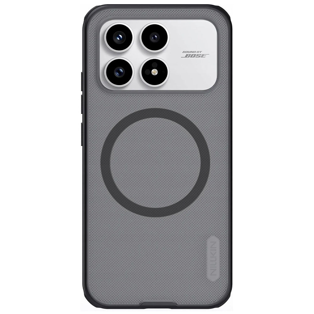 Husa MagSafe pentru Xiaomi Poco F8 Pro, Nillkin, Super Shield Pro, Neagra Transparenta