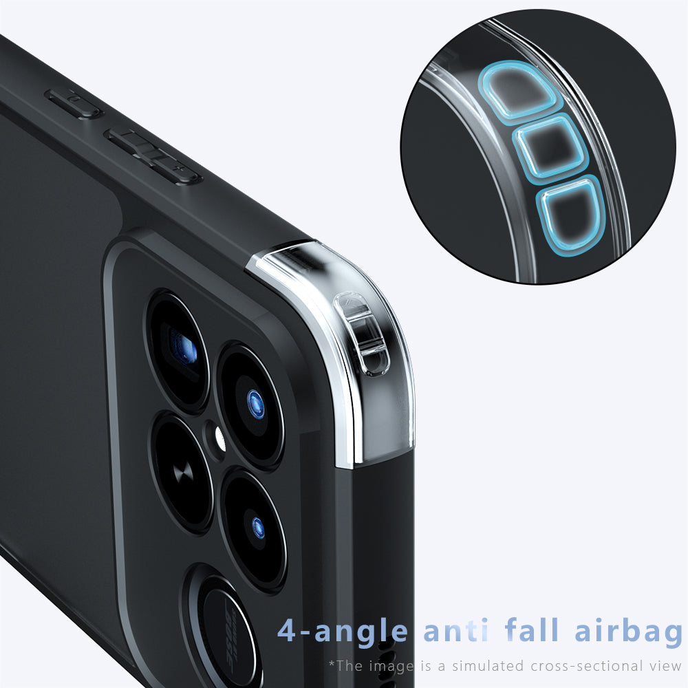 Husa MagSafe pentru Xiaomi Poco F8 Ultra, Techsuit, PureFrost, Neagra Satinata