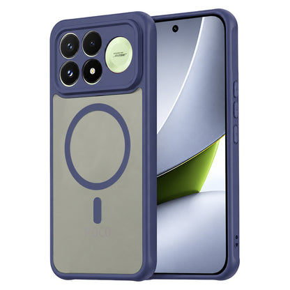 Husa MagSafe pentru Xiaomi Poco F9 Pro, Techsuit, HaloFrost II, Bleumarin