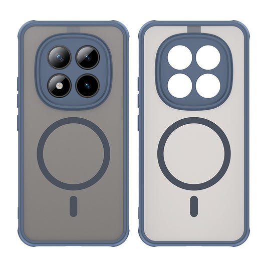 Husa MagSafe pentru Xiaomi Poco M8 Pro / Redmi Note 15 Pro+ 5G, Techsuit, HaloFrost II, Bleumarin