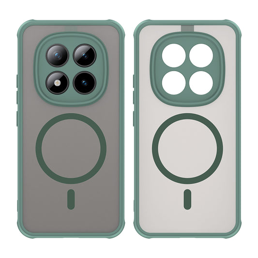 Husa MagSafe pentru Xiaomi Poco M8 Pro / Redmi Note 15 Pro+ 5G, Techsuit, HaloFrost II, Verde