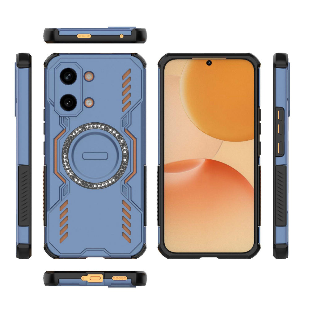 Husa MagSafe pentru Xiaomi Poco X8 Pro Max, Techsuit, ArmorMag, Albastra