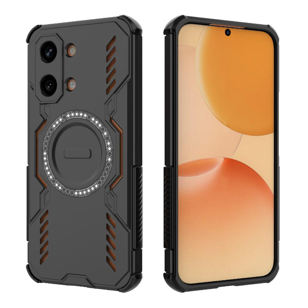 Husa MagSafe pentru Xiaomi Poco X8 Pro Max, Techsuit, ArmorMag, Neagra