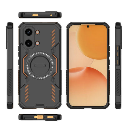 Husa MagSafe pentru Xiaomi Poco X8 Pro Max, Techsuit, ArmorMag, Neagra