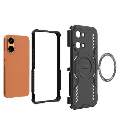 Husa MagSafe pentru Xiaomi Poco X8 Pro Max, Techsuit, ArmorMag, Neagra