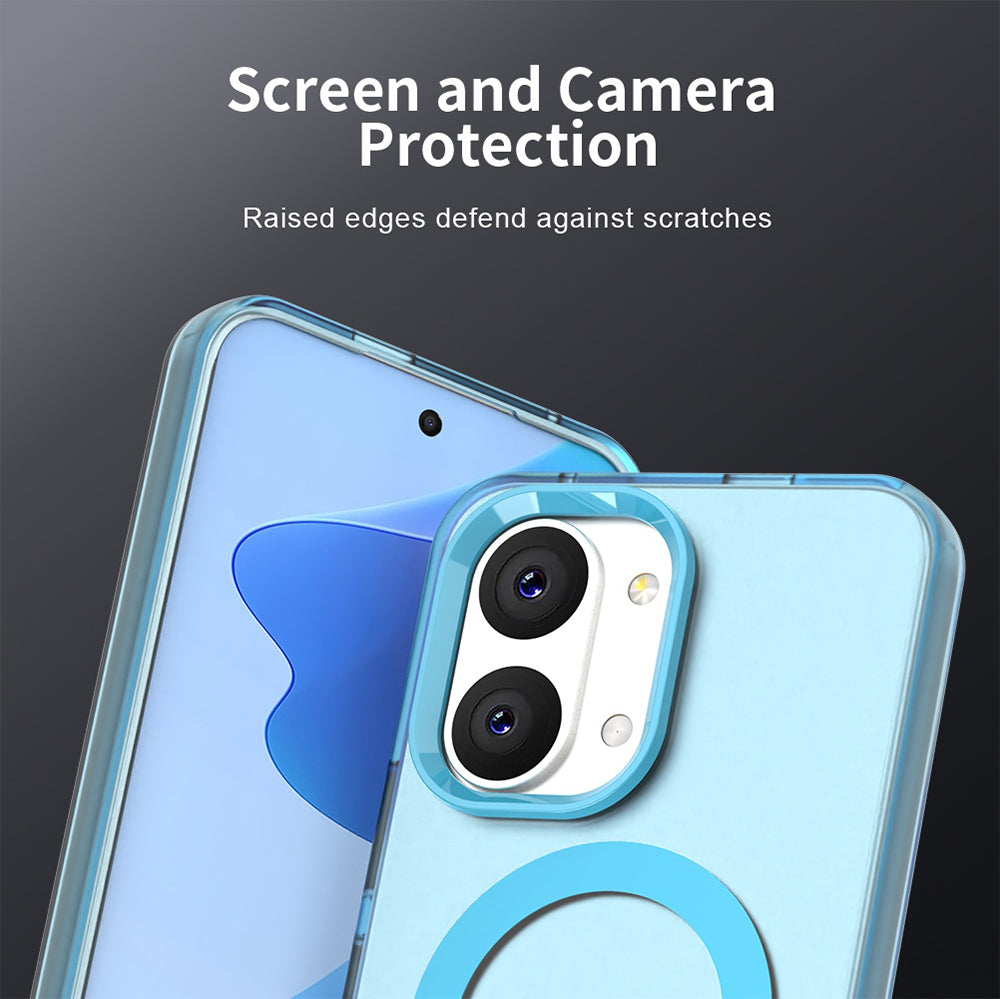 Husa MagSafe pentru Xiaomi Poco X8 Pro Max, Techsuit, CandyCase, Albastra