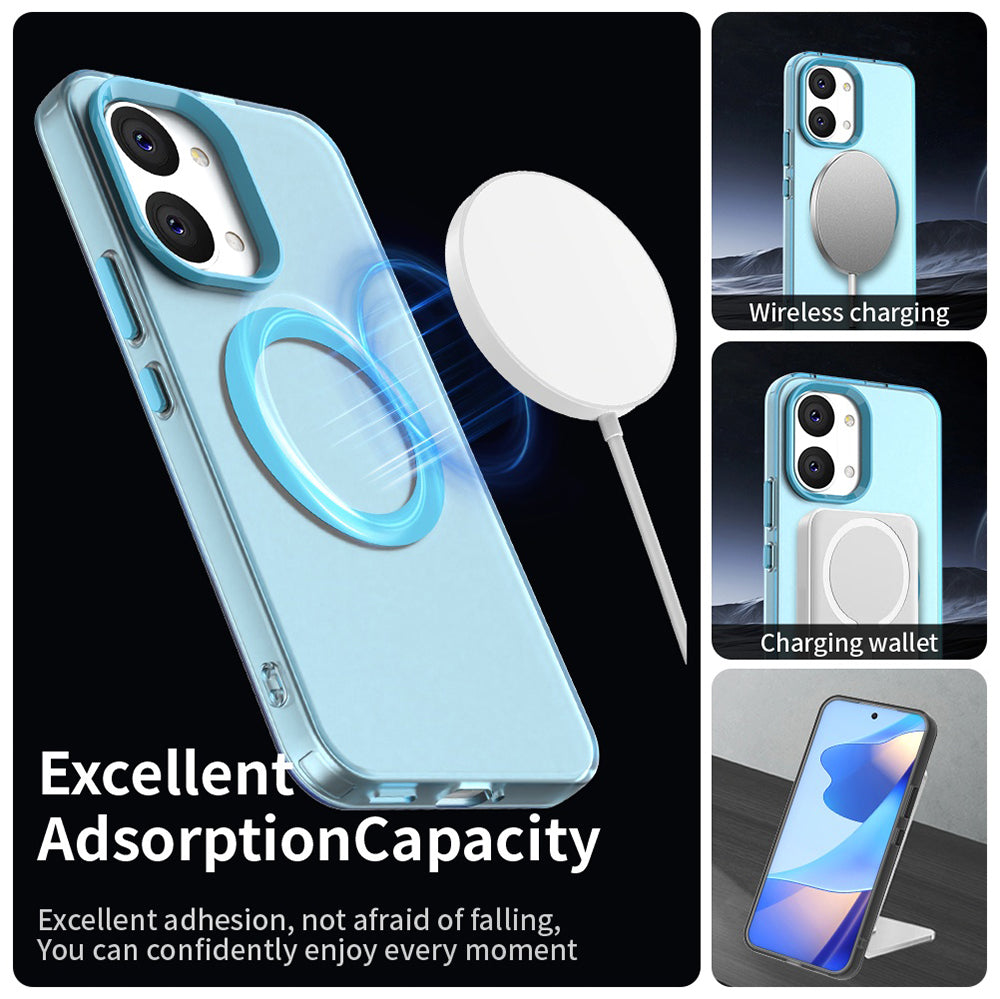 Husa MagSafe pentru Xiaomi Poco X8 Pro Max, Techsuit, CandyCase, Albastra