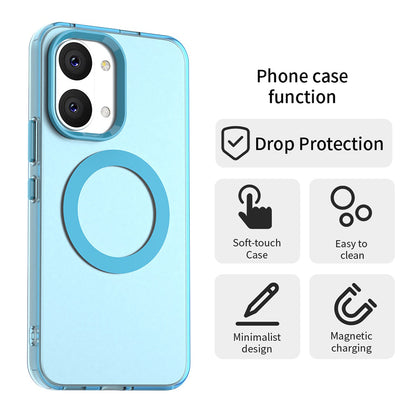 Husa MagSafe pentru Xiaomi Poco X8 Pro Max, Techsuit, CandyCase, Albastra