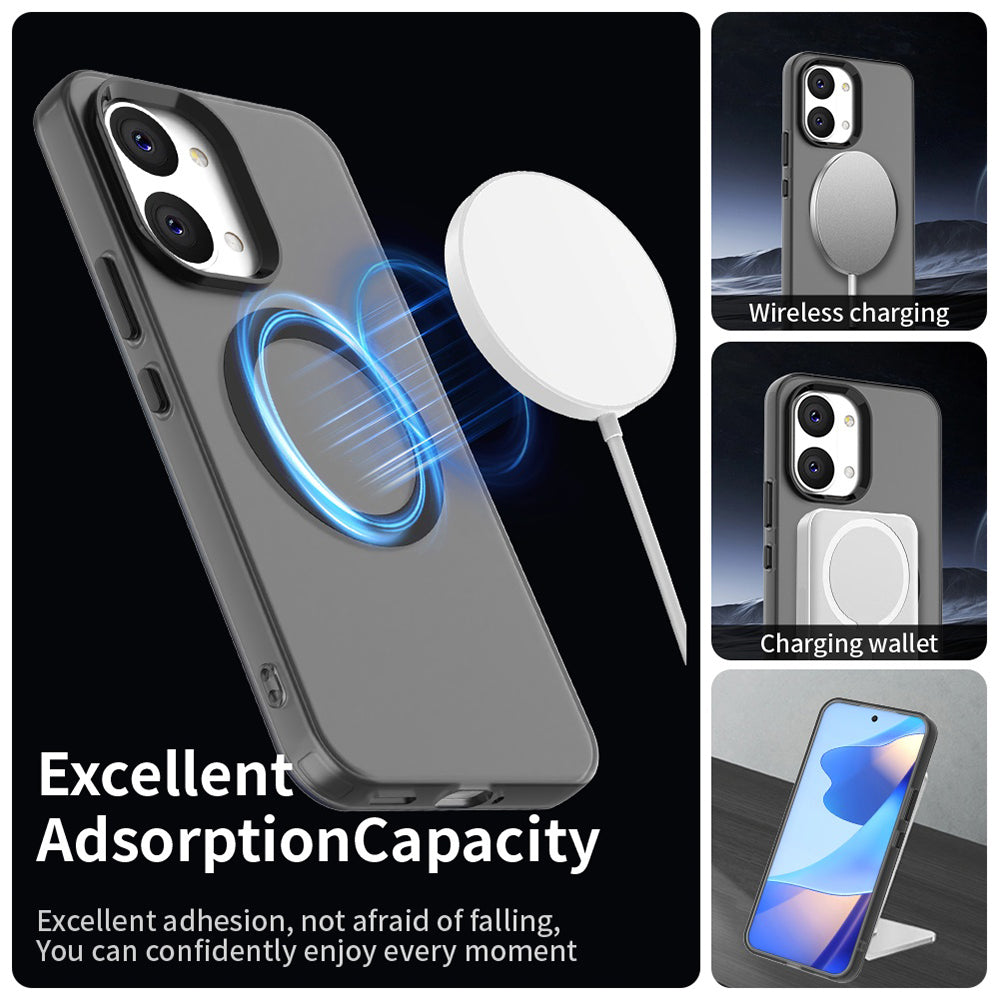 Husa MagSafe pentru Xiaomi Poco X8 Pro Max, Techsuit, CandyCase, Neagra