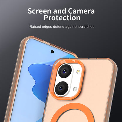 Husa MagSafe pentru Xiaomi Poco X8 Pro Max, Techsuit, CandyCase, Portocalie
