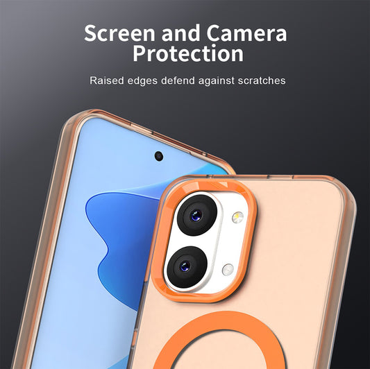 Husa MagSafe pentru Xiaomi Poco X8 Pro Max, Techsuit, CandyCase, Portocalie