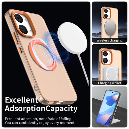 Husa MagSafe pentru Xiaomi Poco X8 Pro Max, Techsuit, CandyCase, Portocalie