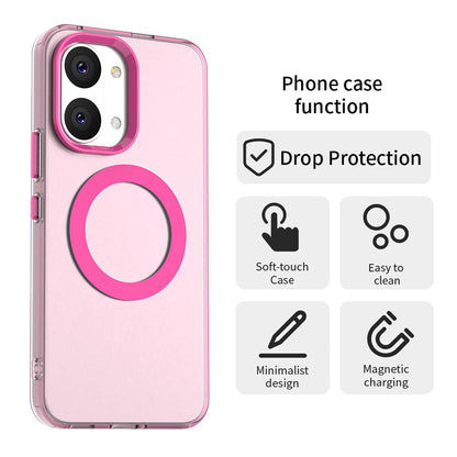 Husa MagSafe pentru Xiaomi Poco X8 Pro Max, Techsuit, CandyCase, Roz