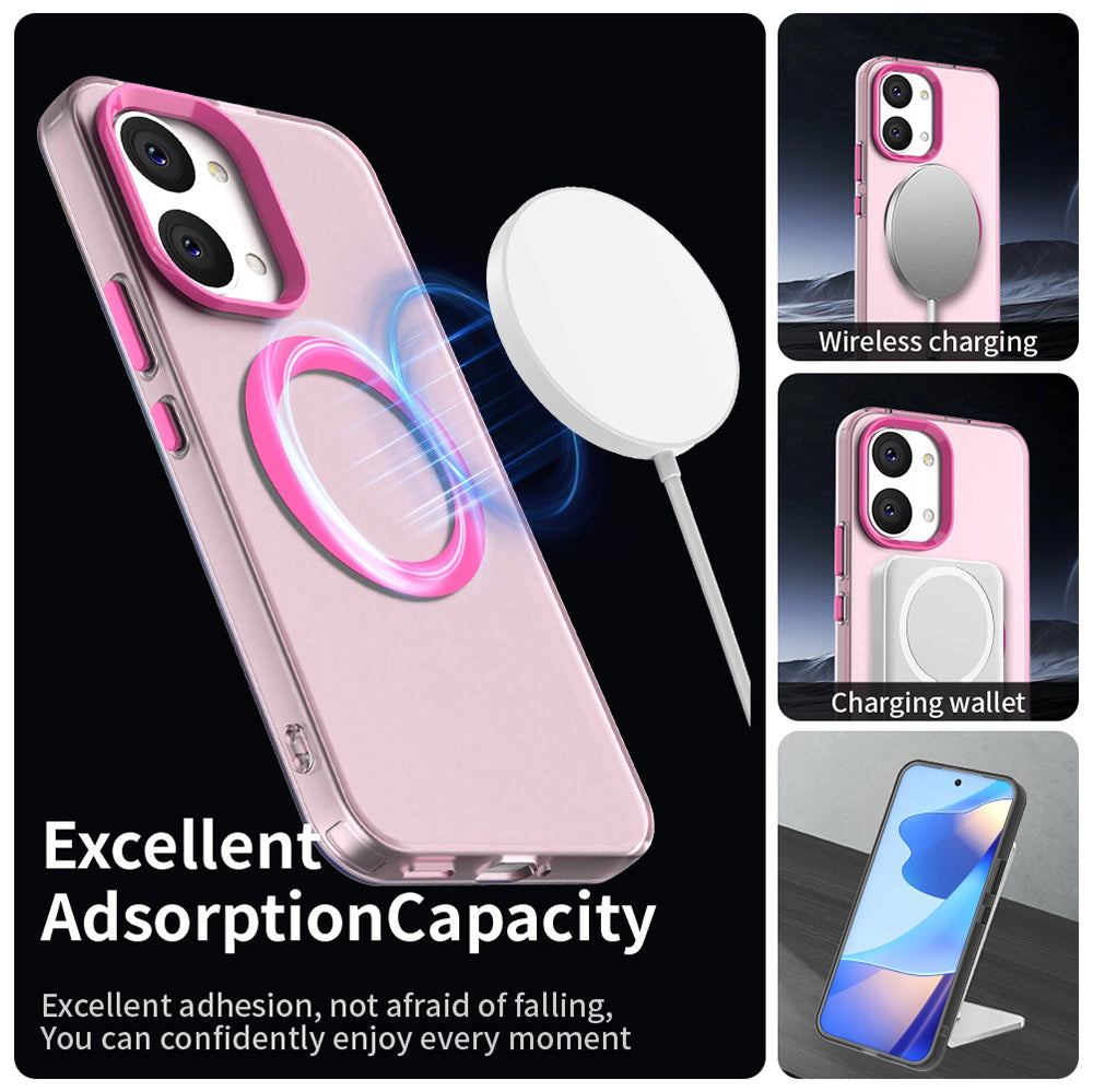 Husa MagSafe pentru Xiaomi Poco X8 Pro Max, Techsuit, CandyCase, Roz