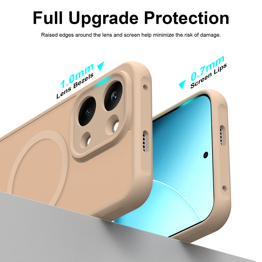 Husa MagSafe pentru Xiaomi Poco X8 Pro Max, Techsuit, HaloFrost II, Aurie