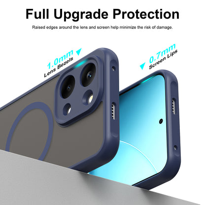 Husa MagSafe pentru Xiaomi Poco X8 Pro Max, Techsuit, HaloFrost II, Bleumarin