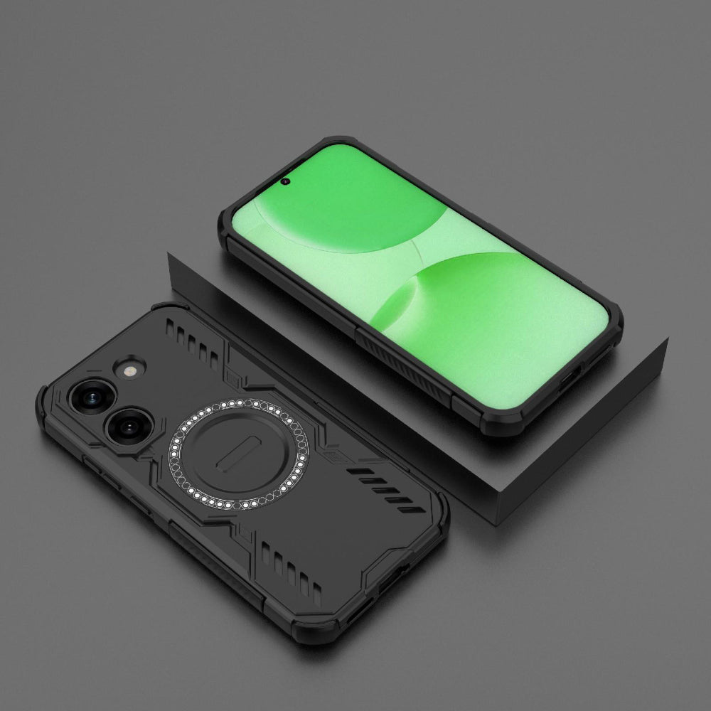 Husa MagSafe pentru Xiaomi Poco X8 Pro, Techsuit, ArmorMag, Neagra
