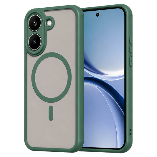 Husa MagSafe pentru Xiaomi Poco X8 Pro, Techsuit, HaloFrost II, Verde
